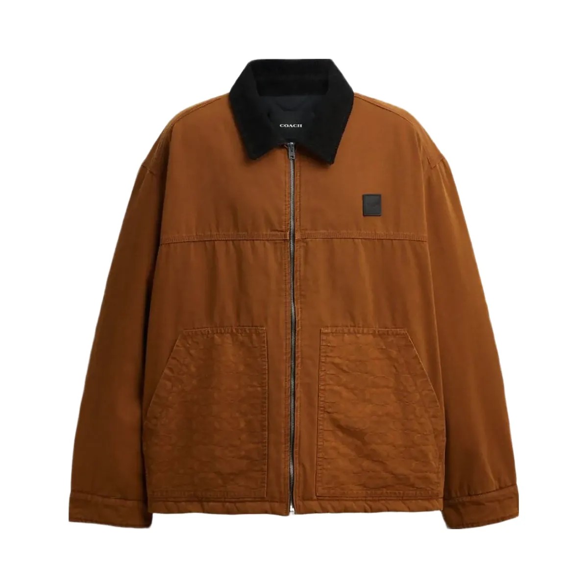 Coach Work Jacket With Quilted Lining Brown - HypeFly India View 1