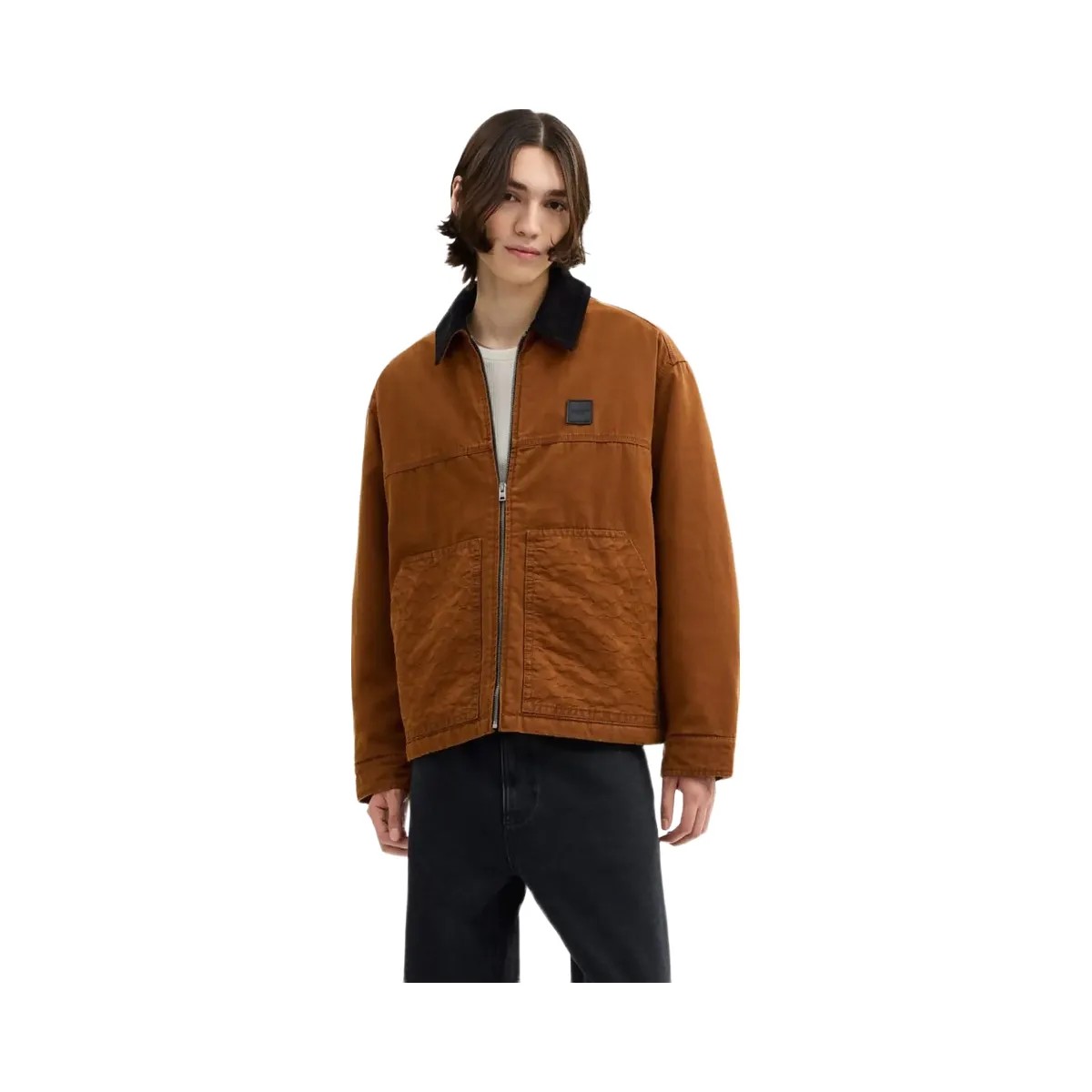 Coach Work Jacket With Quilted Lining Brown - HypeFly India View 2