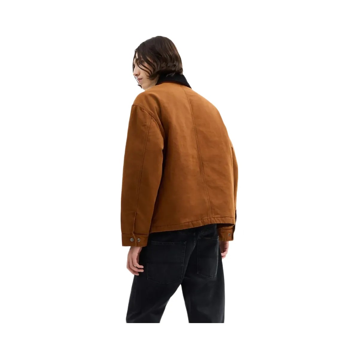 Coach Work Jacket With Quilted Lining Brown - HypeFly India View 3