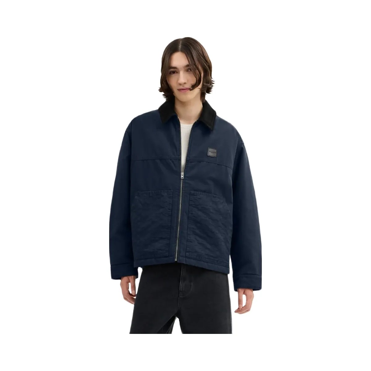 Coach Work Jacket With Quilted Lining Navy - HypeFly India View 2