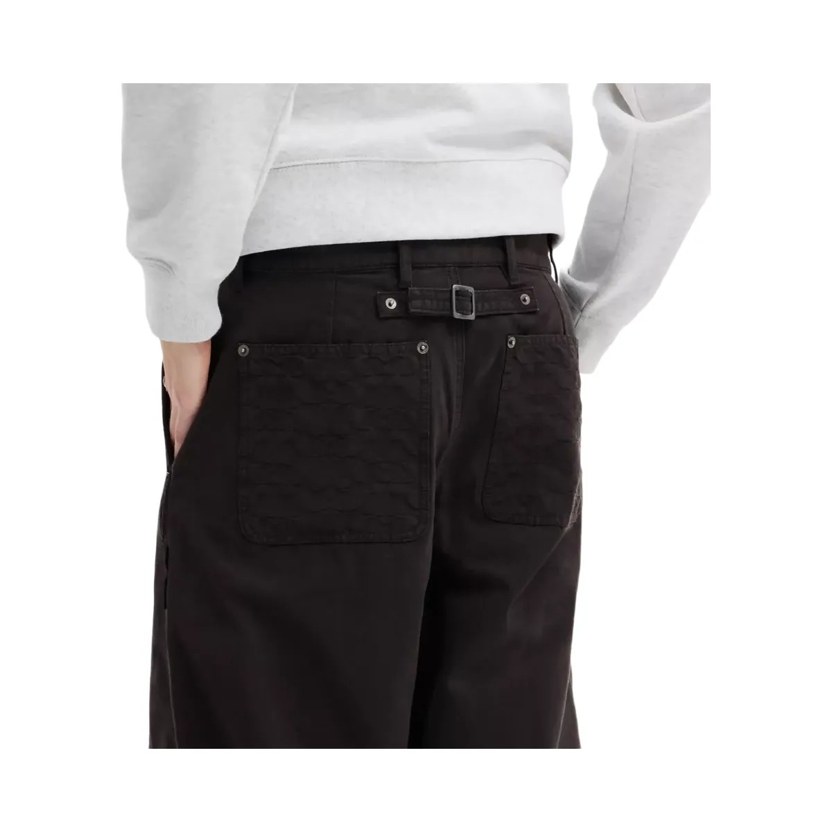 Coach Work Pants in Black - HypeFly India View 4