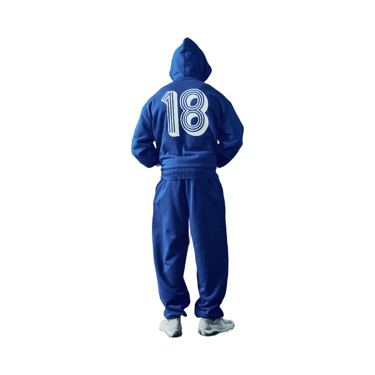 Corteiz Ghini Zip Hoodie Royal Blue - HypeFly India View 5