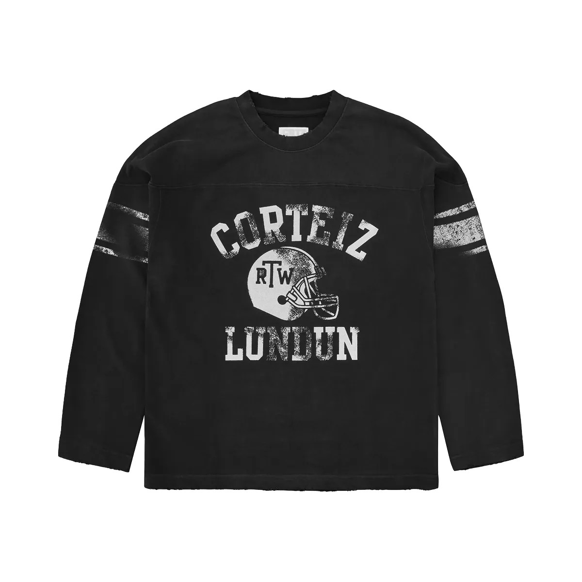 Corteiz Gridiron Ls Black - HypeFly India View 1