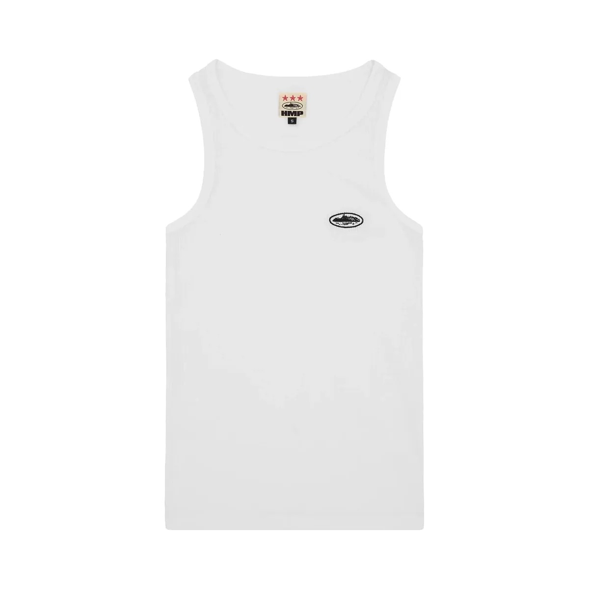Corteiz Hmp Essentials Tank Top White - HypeFly India View 1