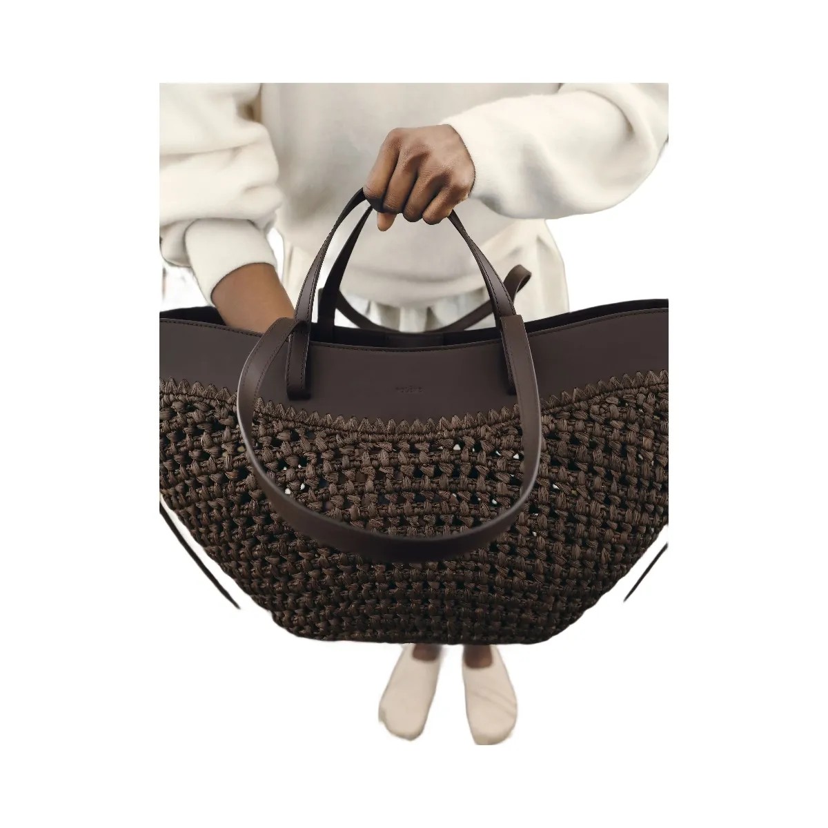 Polène Cyme 'Raffia Ebony' - HypeFly India View 4