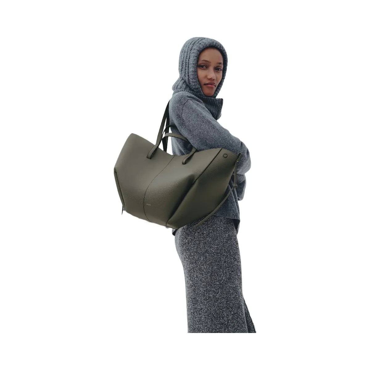 Polène Cyme 'Textured Smoky Green' - HypeFly India View 2