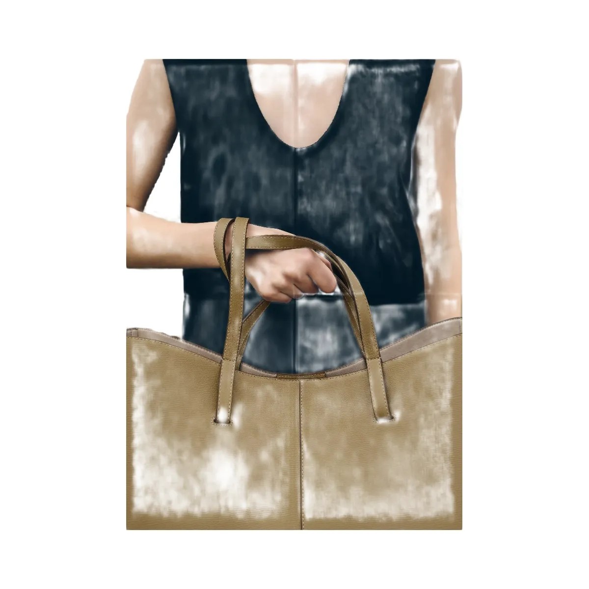 Polène Cyme 'Textured Smoky Olive' - HypeFly India View 5