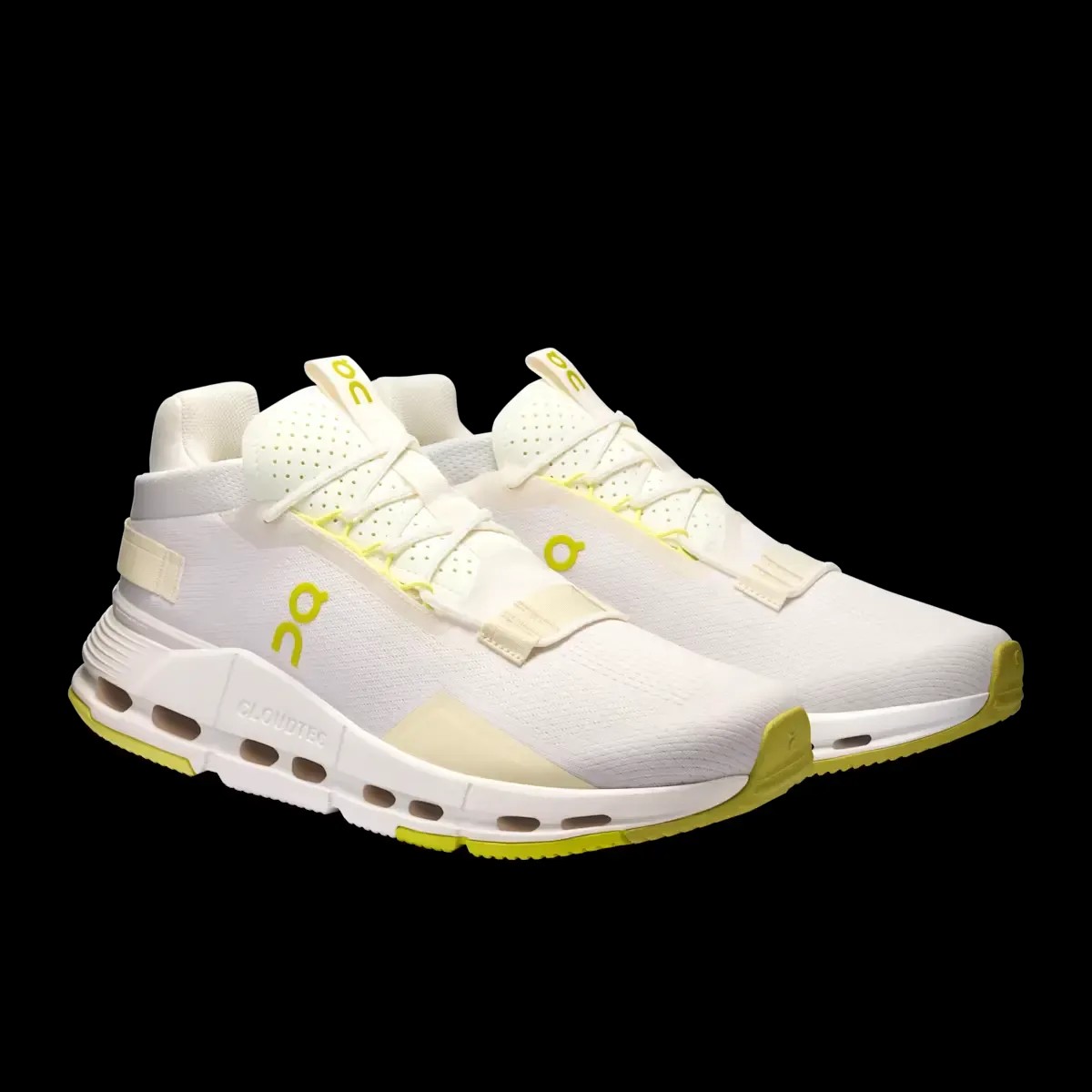 On Running Cloudnova 2 White Limelight - HypeFly India View 3