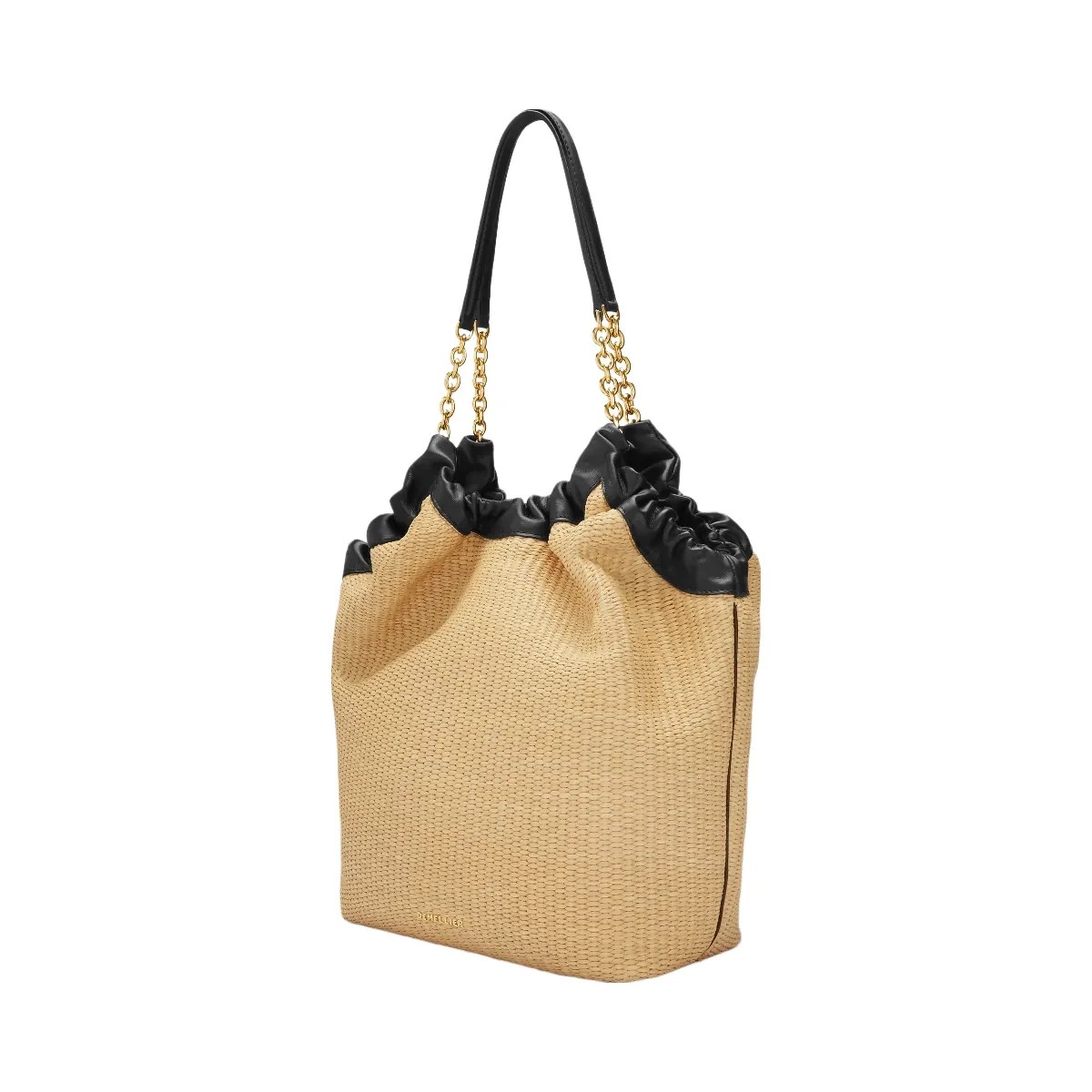 DeMellier The Miami warm raffia black smooth - HypeFly India View 3
