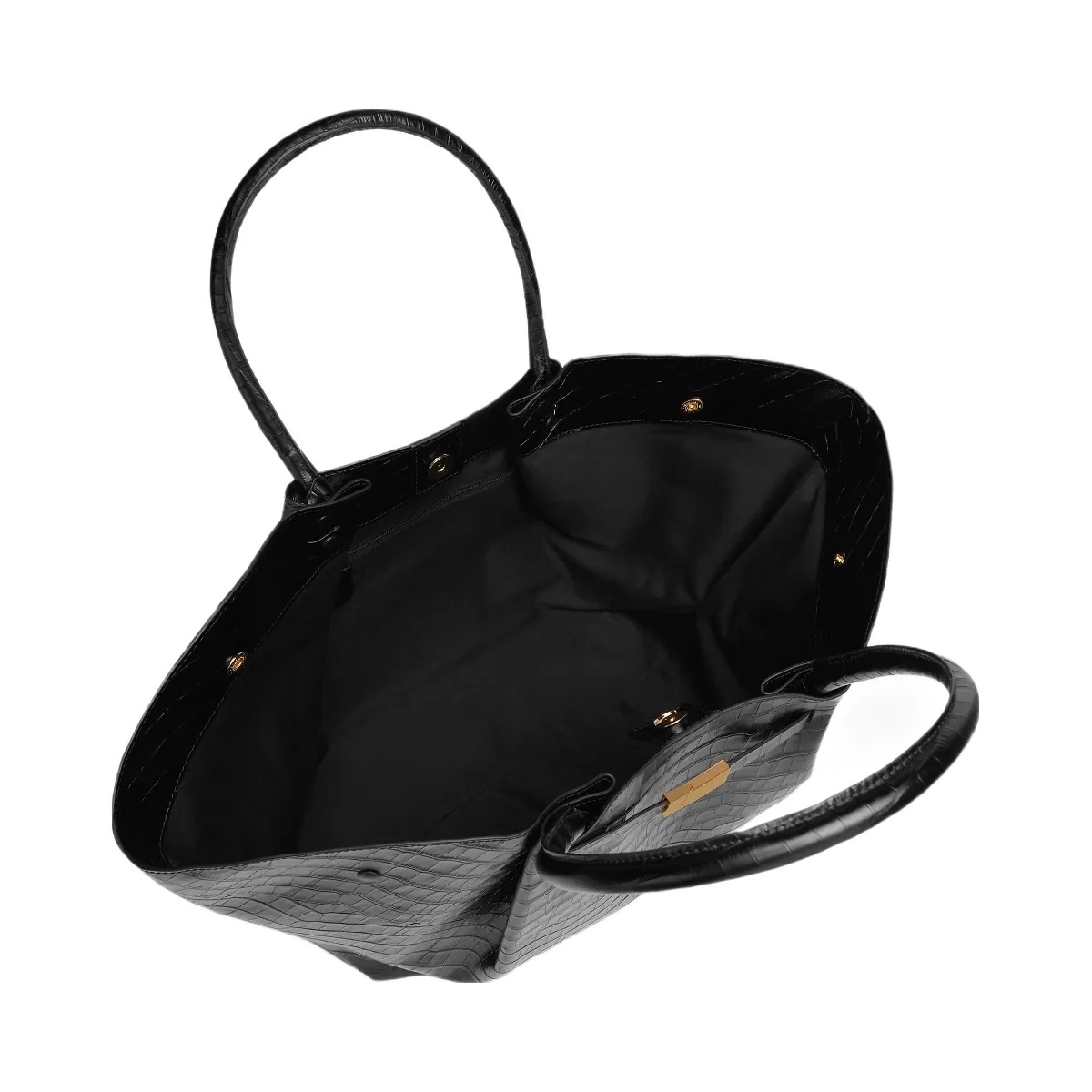 DeMellier The New York black croc-effect - HypeFly India View 5
