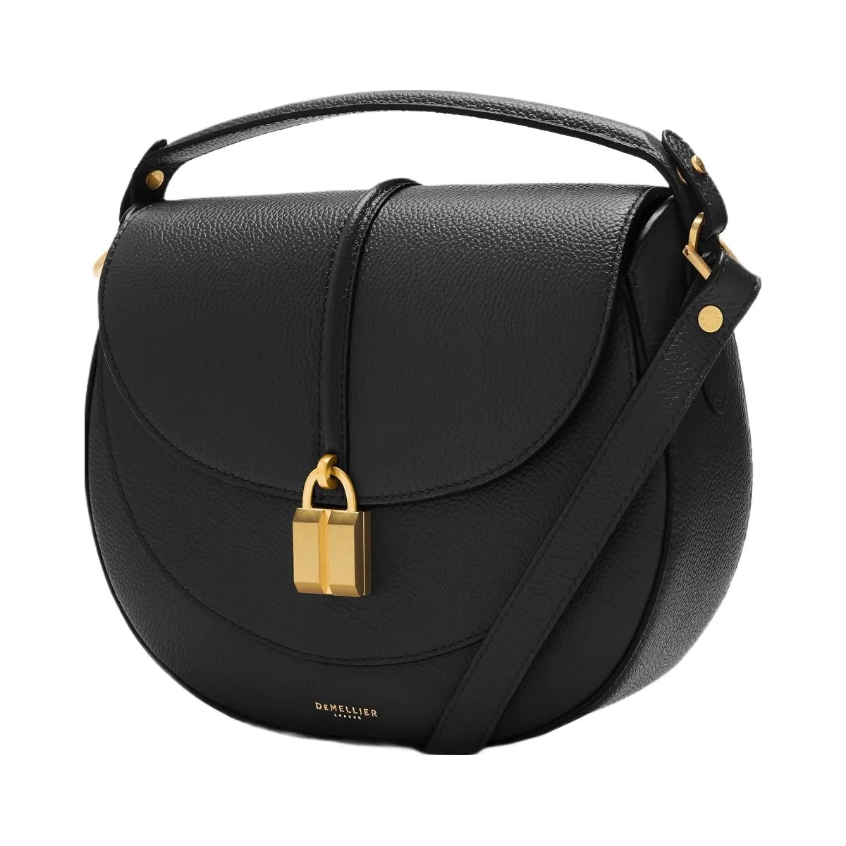 DeMellier The Siena Saddle black small grain - HypeFly India View 3