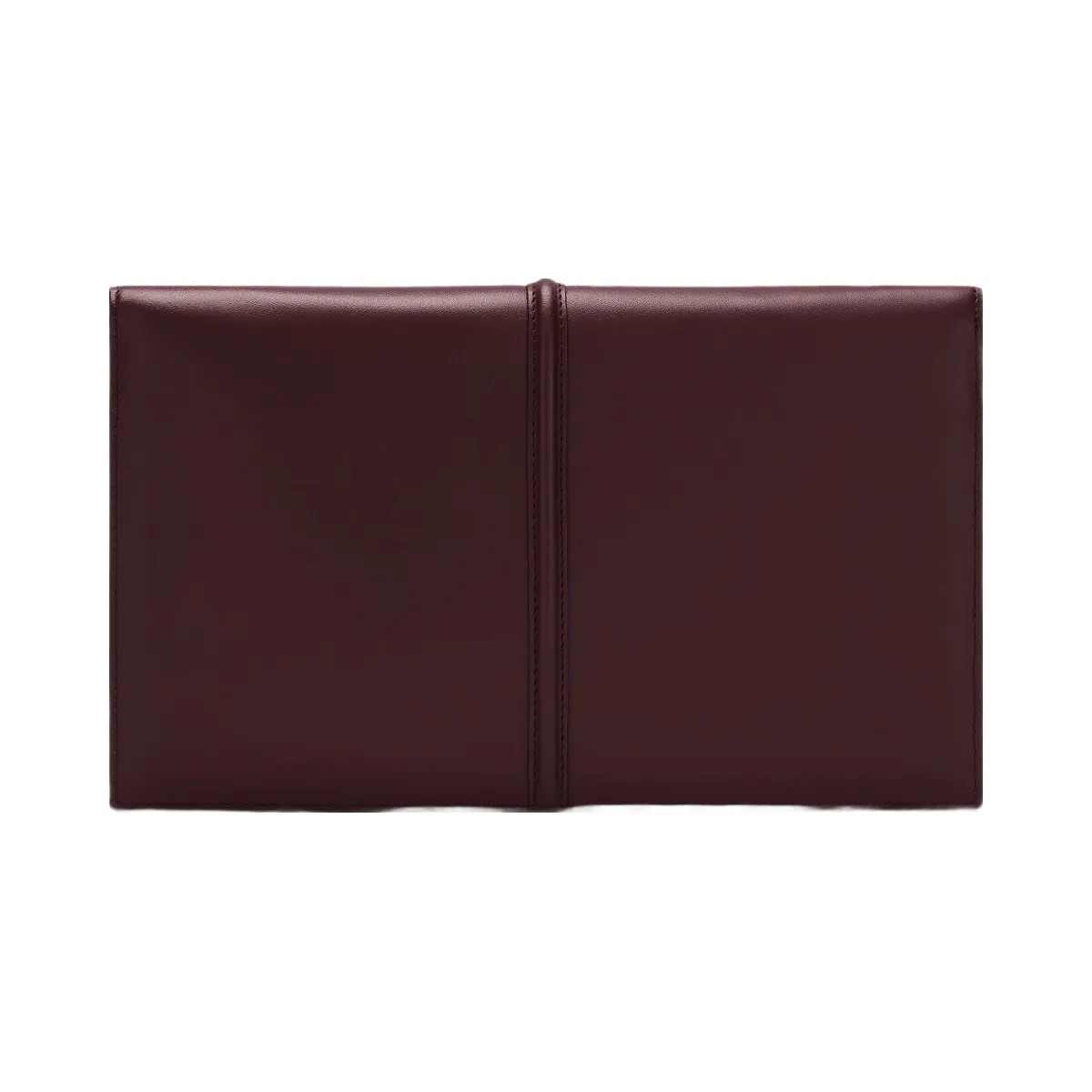 DeMellier The Tokyo Clutch burgundy smooth - HypeFly India View 3