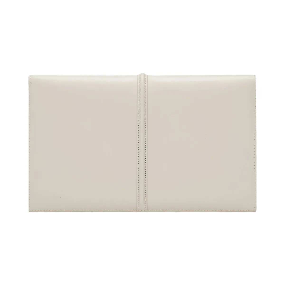 DeMellier The Tokyo Clutch off-white smooth - HypeFly India View 3