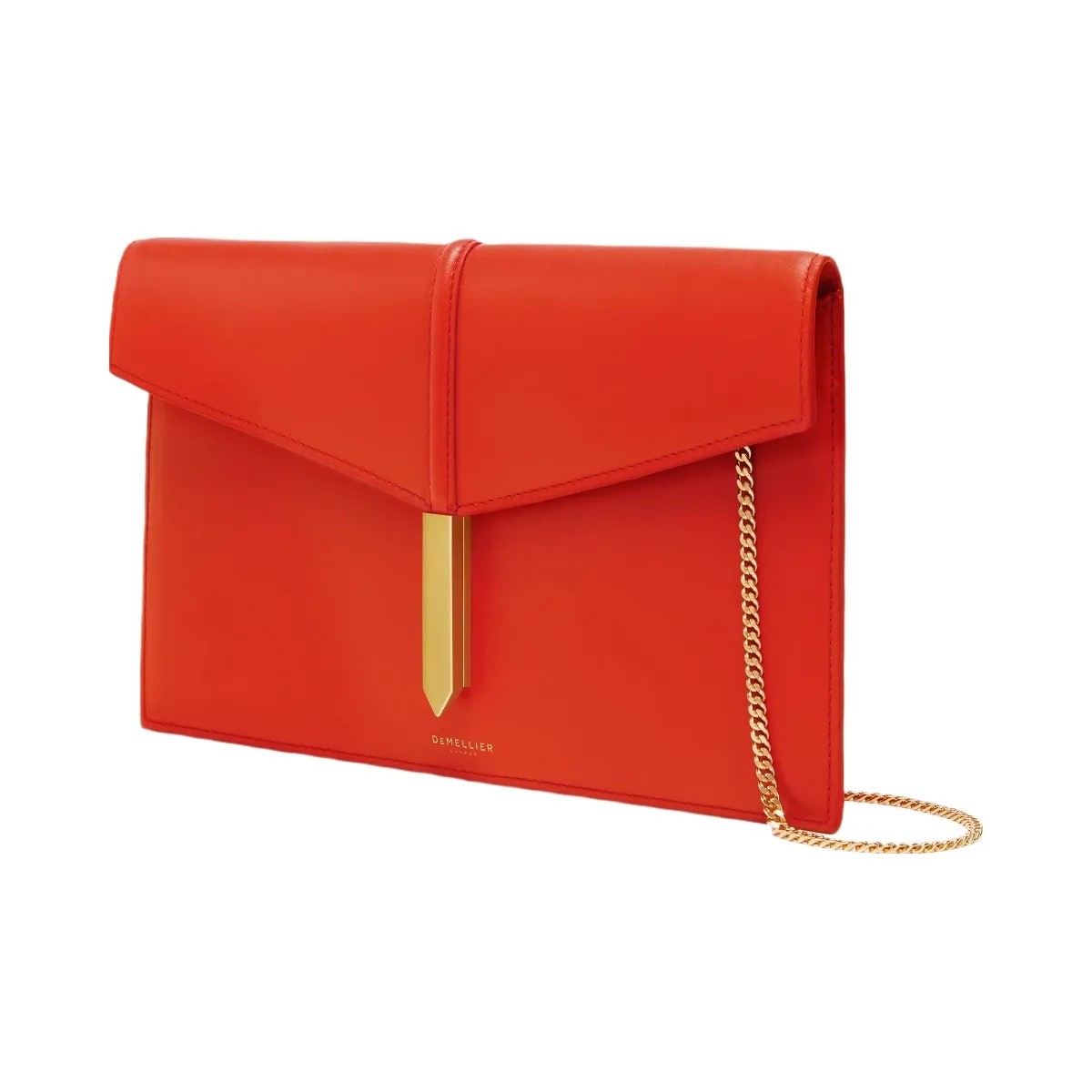 DeMellier The Tokyo Clutch poppy red smooth - HypeFly India View 2
