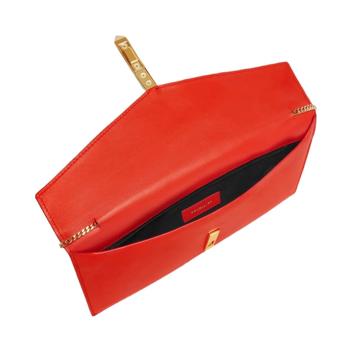 DeMellier The Tokyo Clutch poppy red smooth - HypeFly India View 4