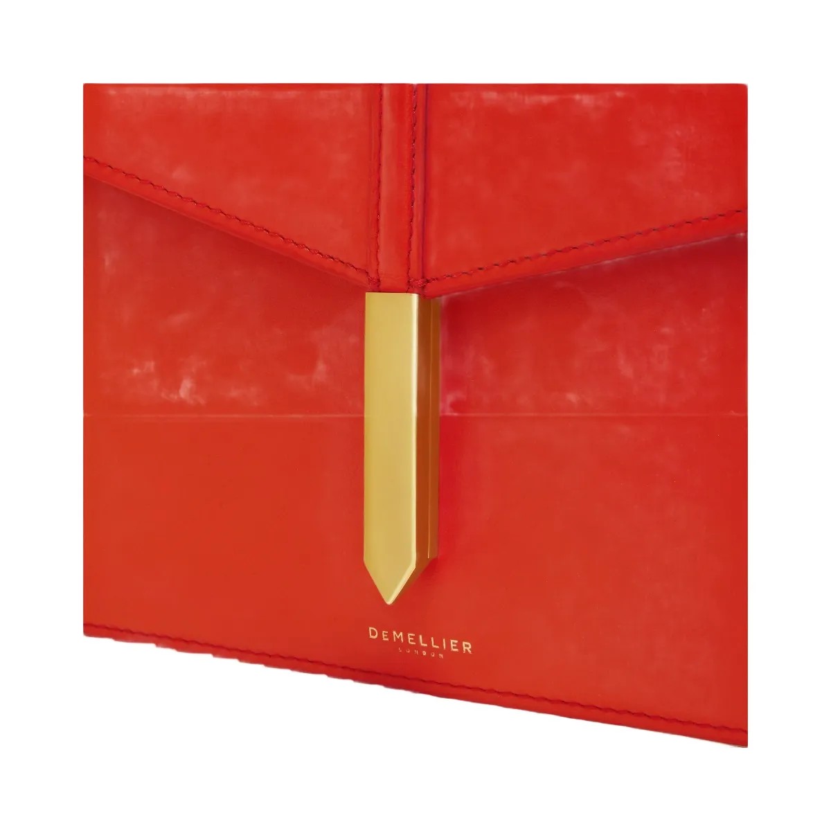 DeMellier The Tokyo Clutch poppy red smooth - HypeFly India View 6