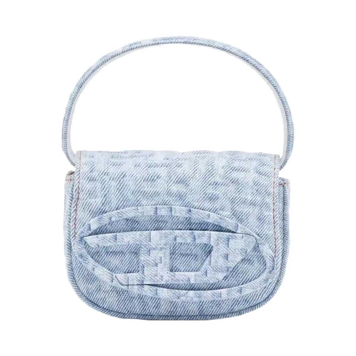 Diesel 1Dr Xs Shoulder Bag Denim Light Blue - HypeFly India View 1
