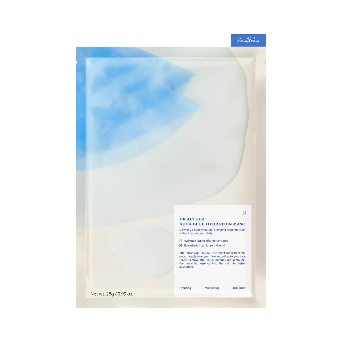 Dr. Althea Aqua Blue Hydration Mask - HypeFly India View 1