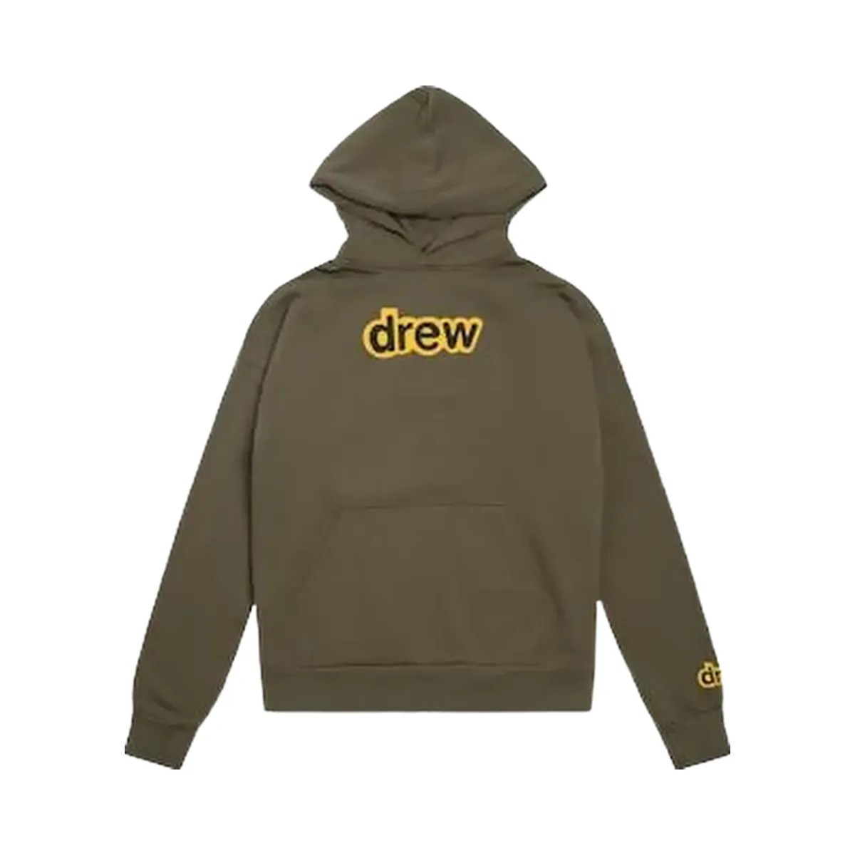 Drew House Secret Hoodie Hoodie Olive - HypeFly India View 1