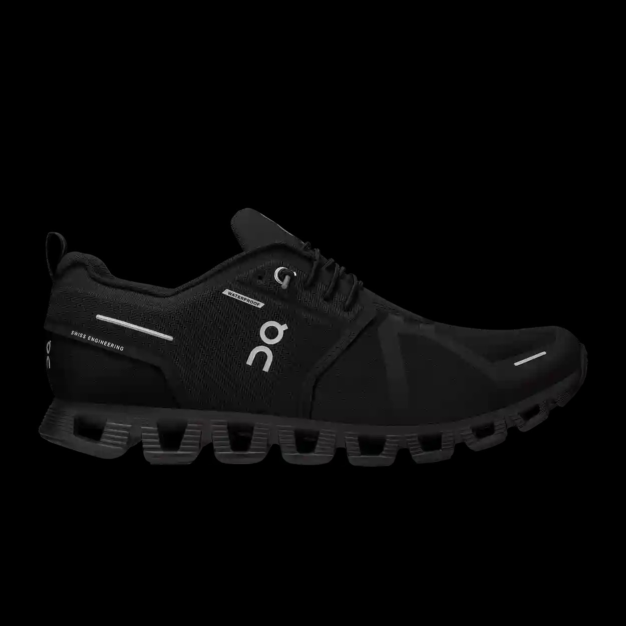 On Running Cloud 5 Waterproof All Black - HypeFly India View 1