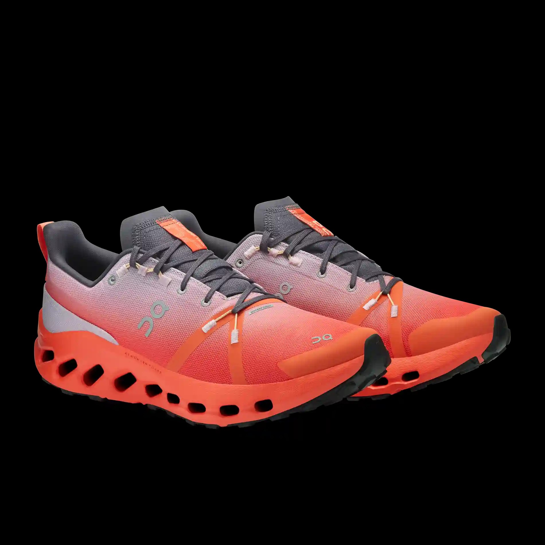 Cloudsurfer Trail Waterproof Mauve Flame On Running - HypeFly India View 3