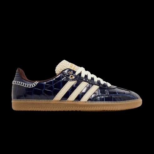 Wales Bonner x adidas Samba OG 'Croc - Collegiate Navy' - HypeFly India View 1