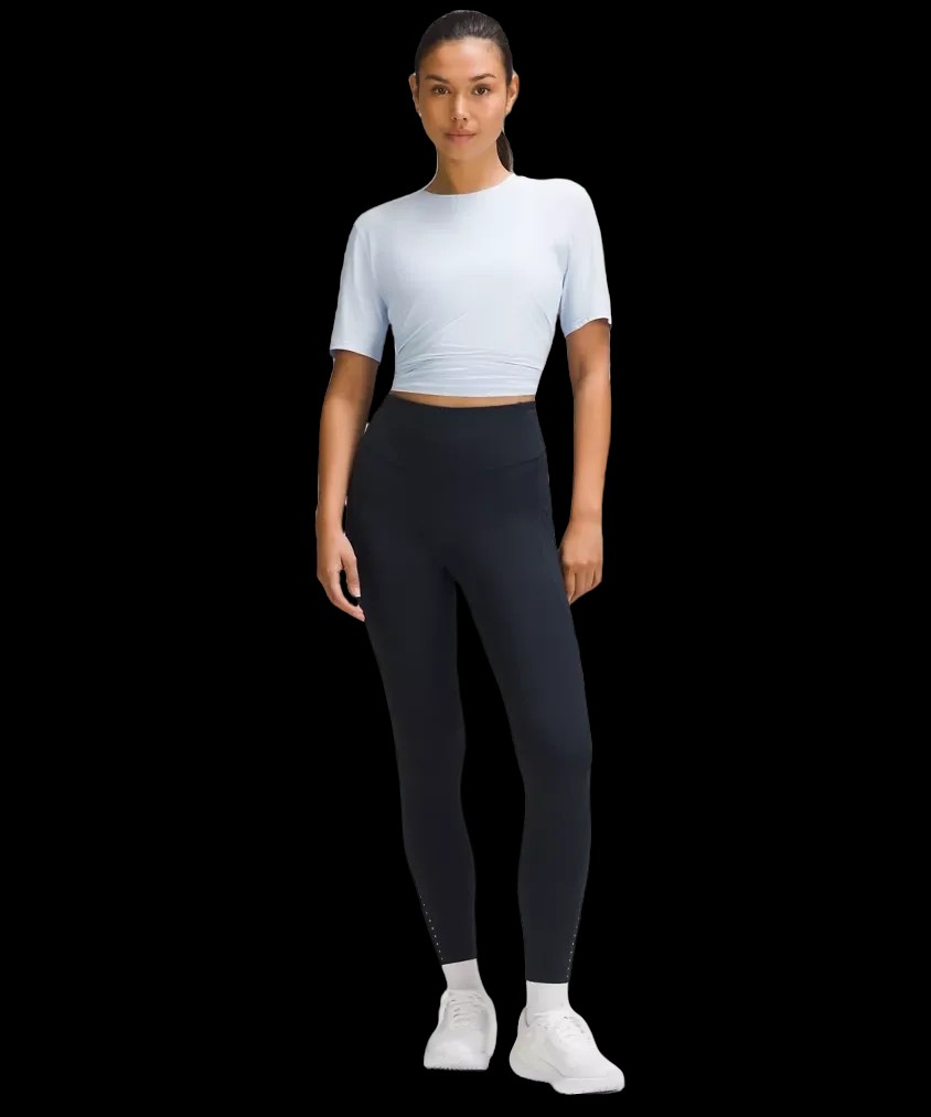  Lululemon Fast and Free High-Rise Tight 25” Pockets Updated True Navy  - HypeFly India View 3