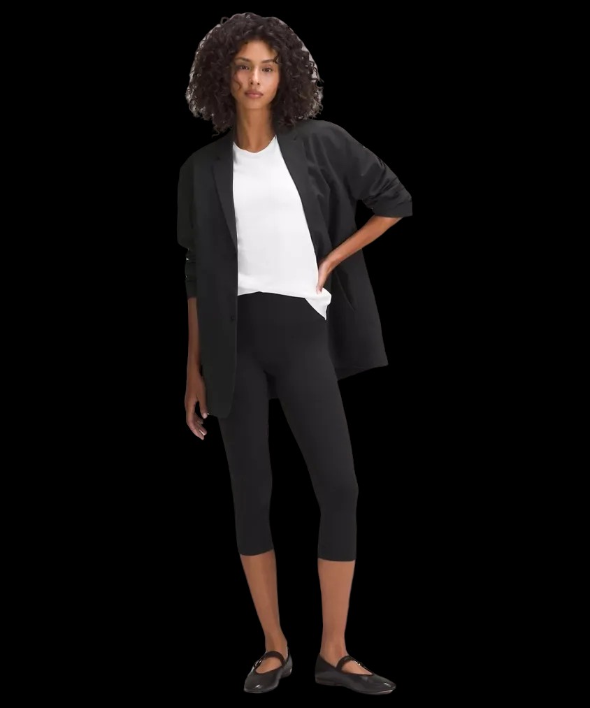 Lululemon Align™ High-Rise Crop 21" Black - HypeFly India View 2