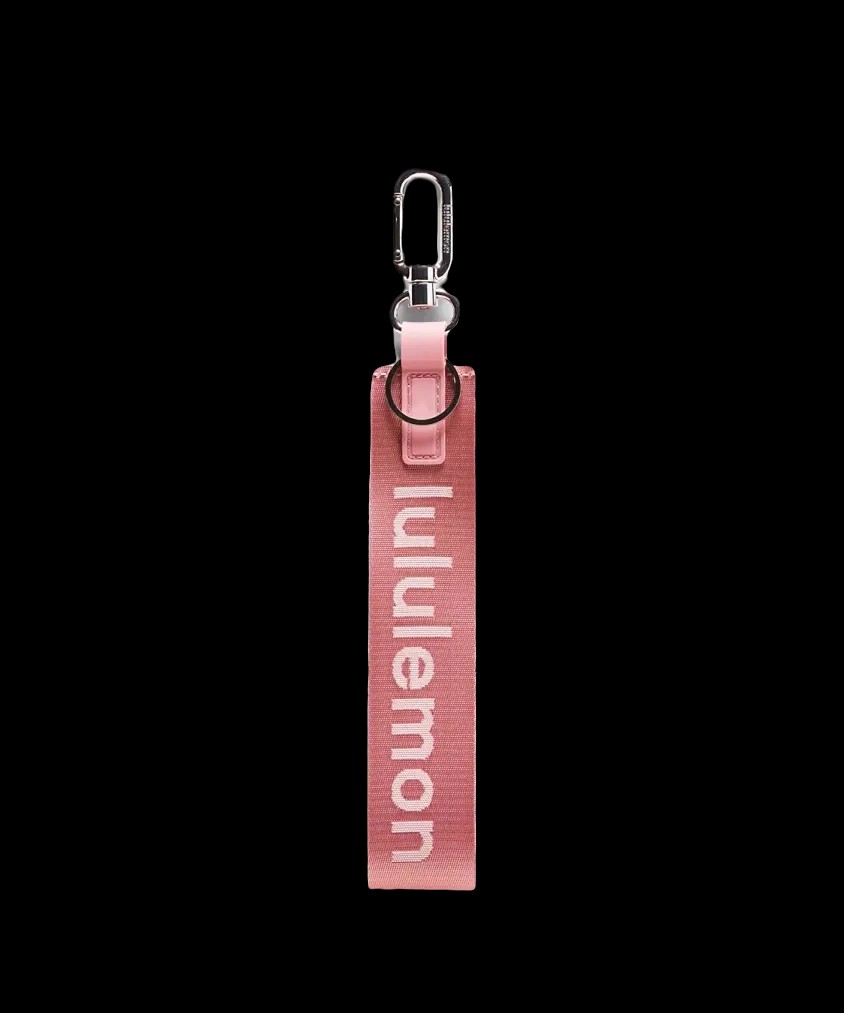 Lululemon Never Lost Keychain Deco Pink/Light Ivory - HypeFly India View 2