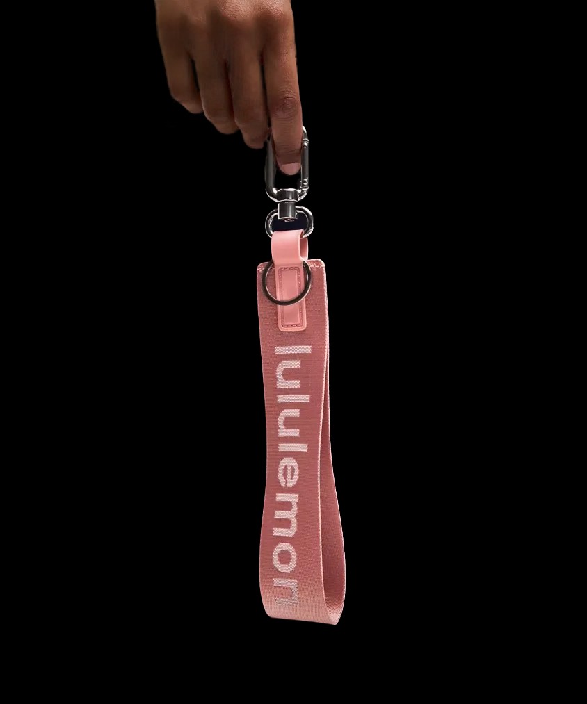 Lululemon Never Lost Keychain Deco Pink/Light Ivory - HypeFly India View 1