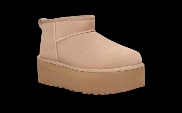 Uggs Classic Ultra Mini Platform Sand - HypeFly India View 3