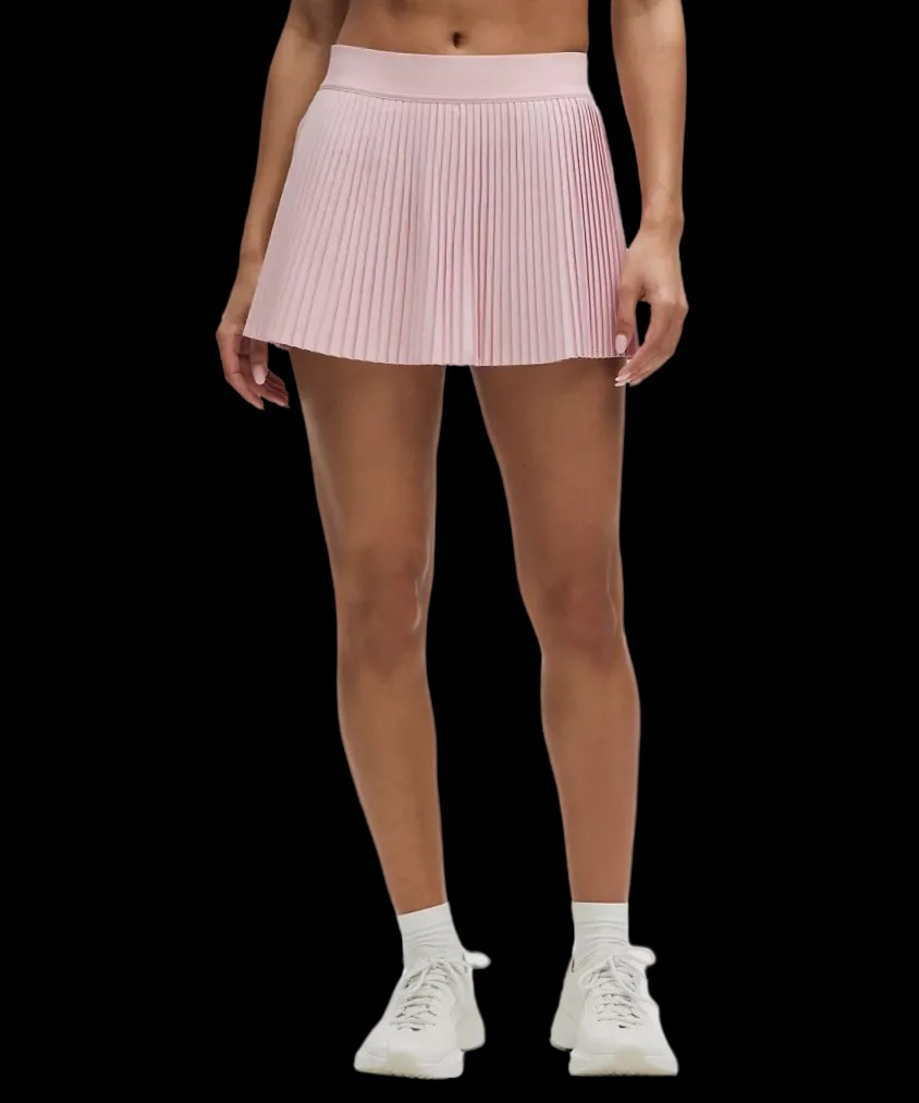 Lululemon Varsity High-Rise Pleated Tennis Skirt Pink Haze - HypeFly India View 1