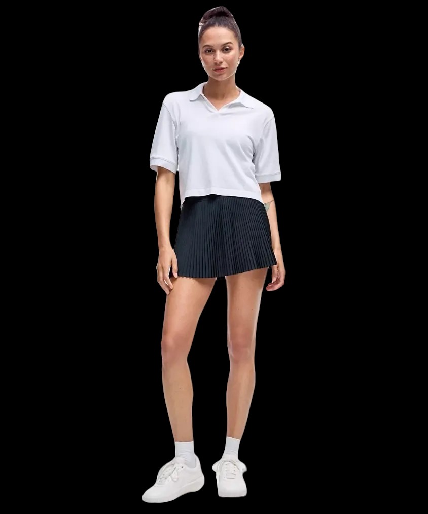 Lululemon Varsity High-Rise Pleated Tennis Skirt True Navy - HypeFly India View 2