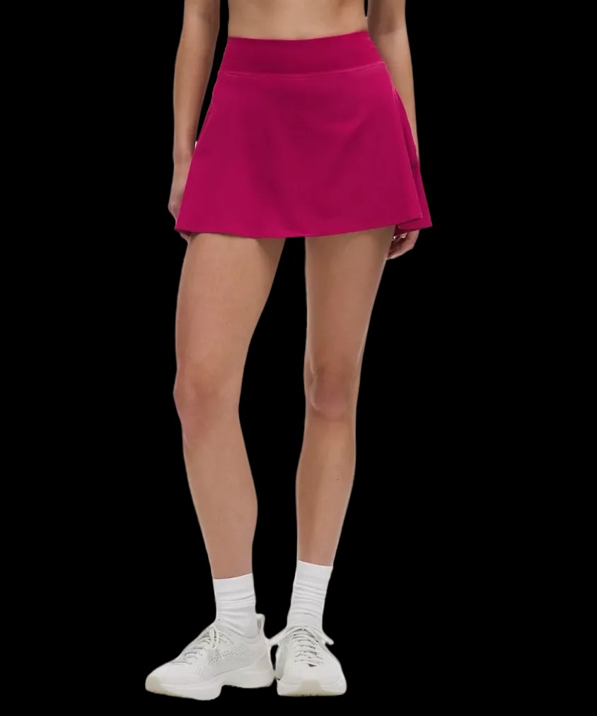 Lululemon Lightweight High-Rise Tennis Skirt Magenta Smoke - HypeFly India View 1