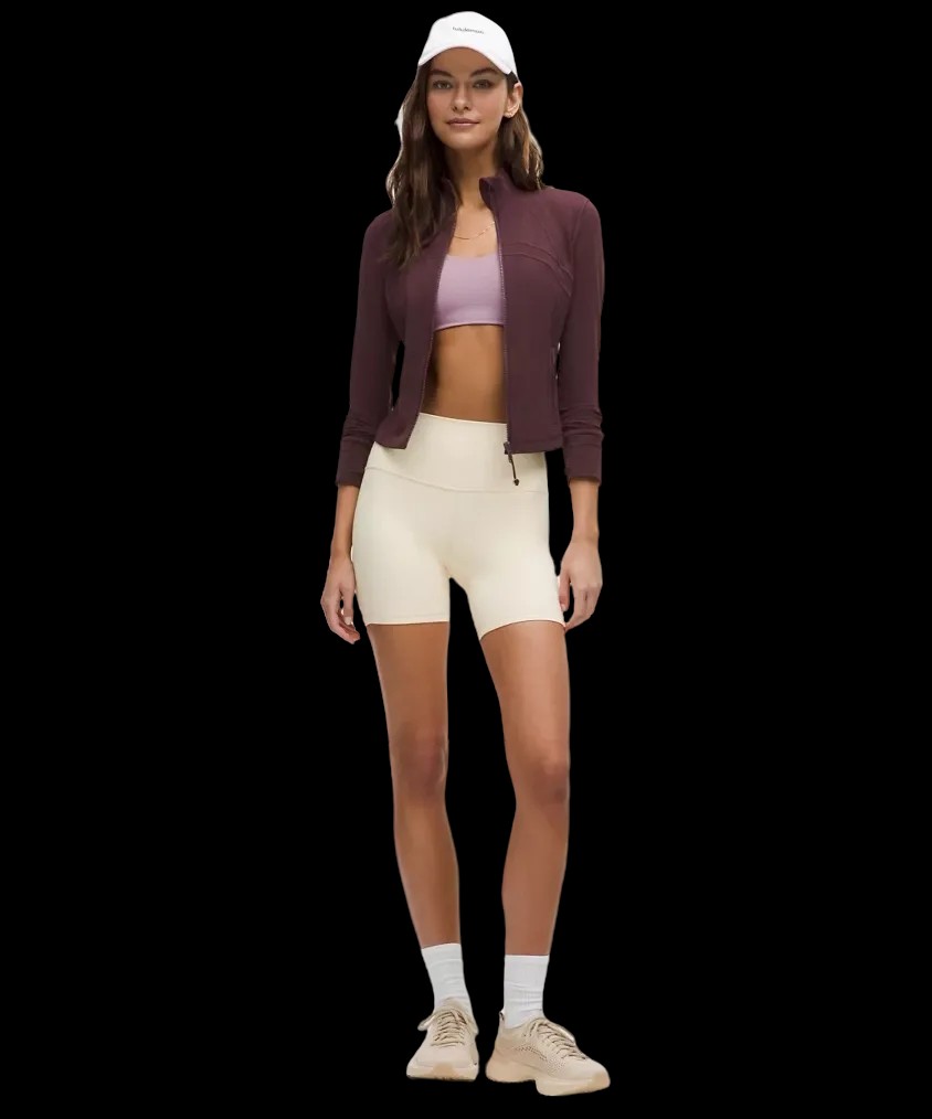 Lululemon Define Cropped Jacket Nulu Goodnight Plum - HypeFly India View 2