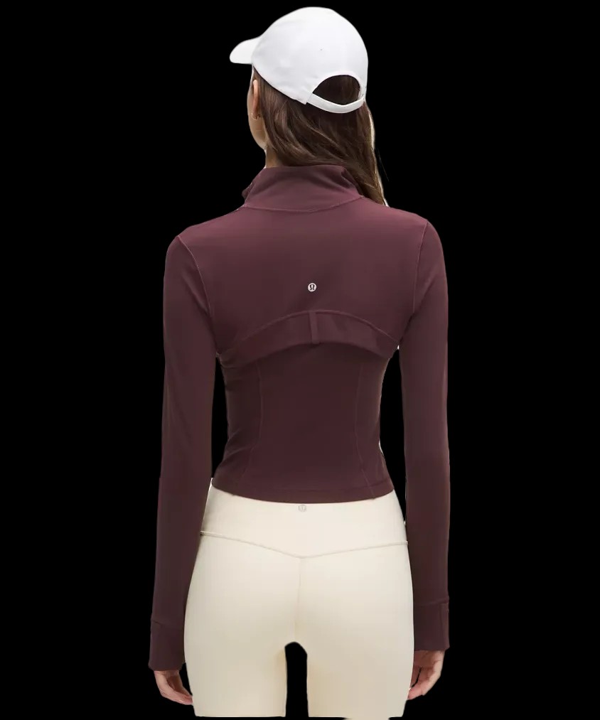 Lululemon Define Cropped Jacket Nulu Goodnight Plum - HypeFly India View 3