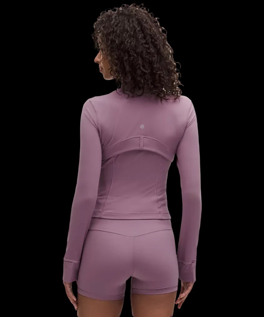 Lululemon Define Cropped Jacket Nulu Lavender Lux/Mirror Silver - HypeFly India View 3