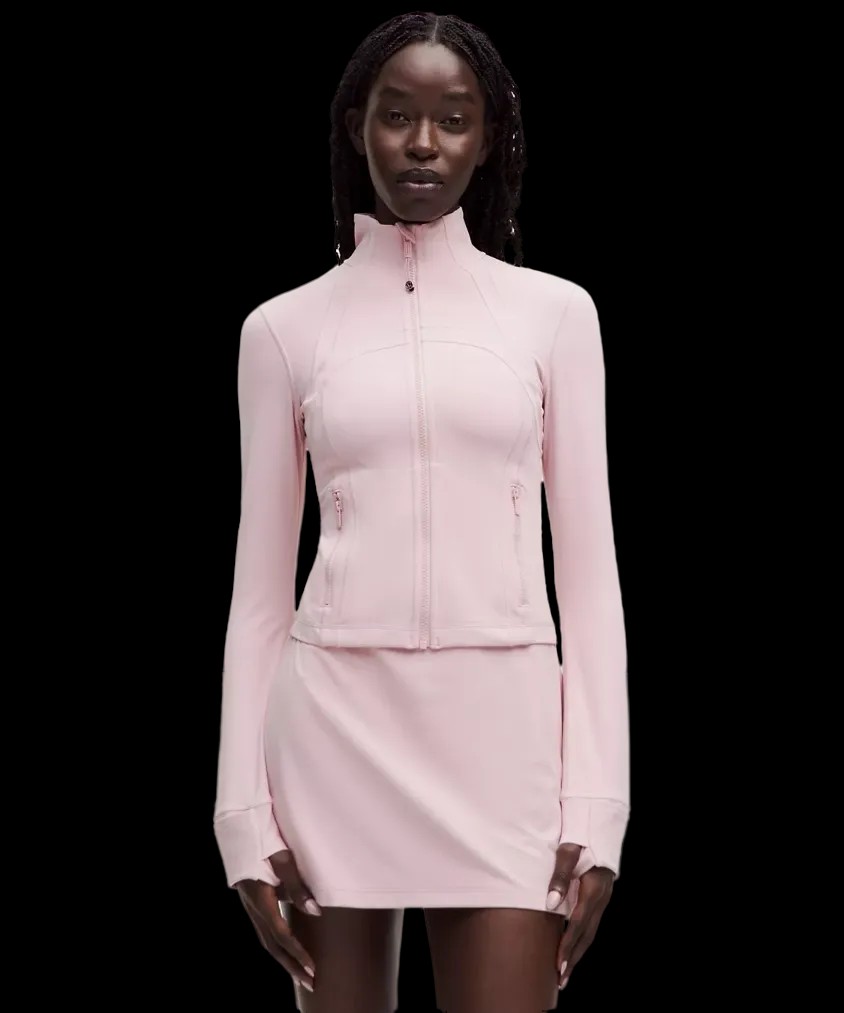 Lululemon Define Cropped Jacket Nulu Pink Haze - HypeFly India View 1