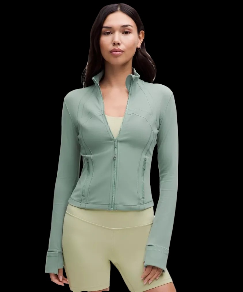 Lululemon Define Cropped Jacket Nulu Crater Blue - HypeFly India View 1