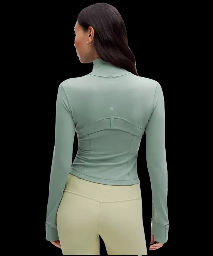 Lululemon Define Cropped Jacket Nulu Crater Blue - HypeFly India View 2