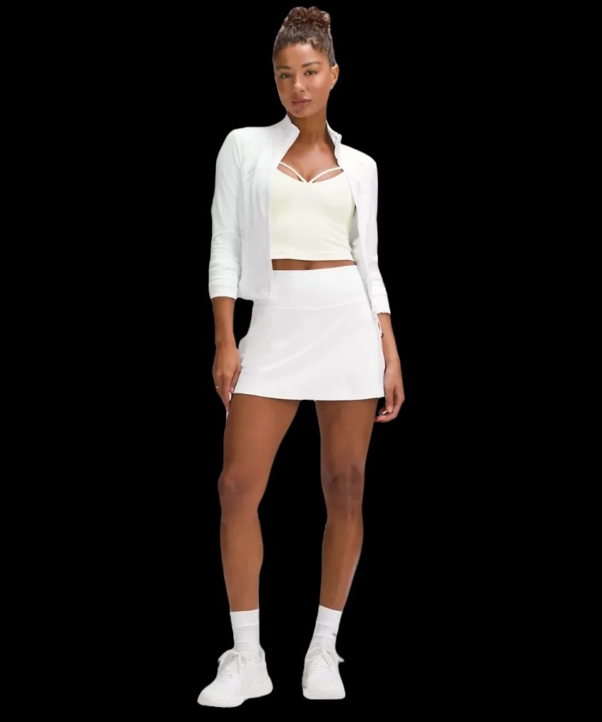 Lululemon Define Cropped Jacket Nulu White - HypeFly India View 2