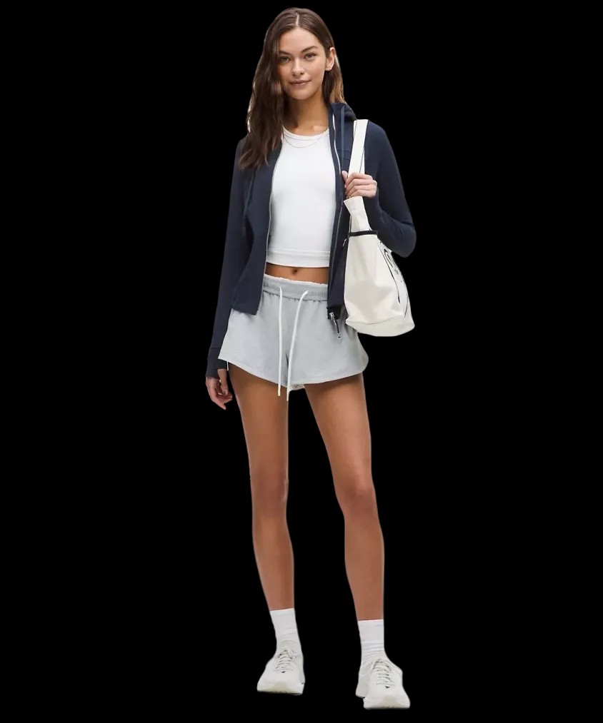 Lululemon Define Hooded Jacket Nulu True Navy/Mirror Silver - HypeFly India View 2