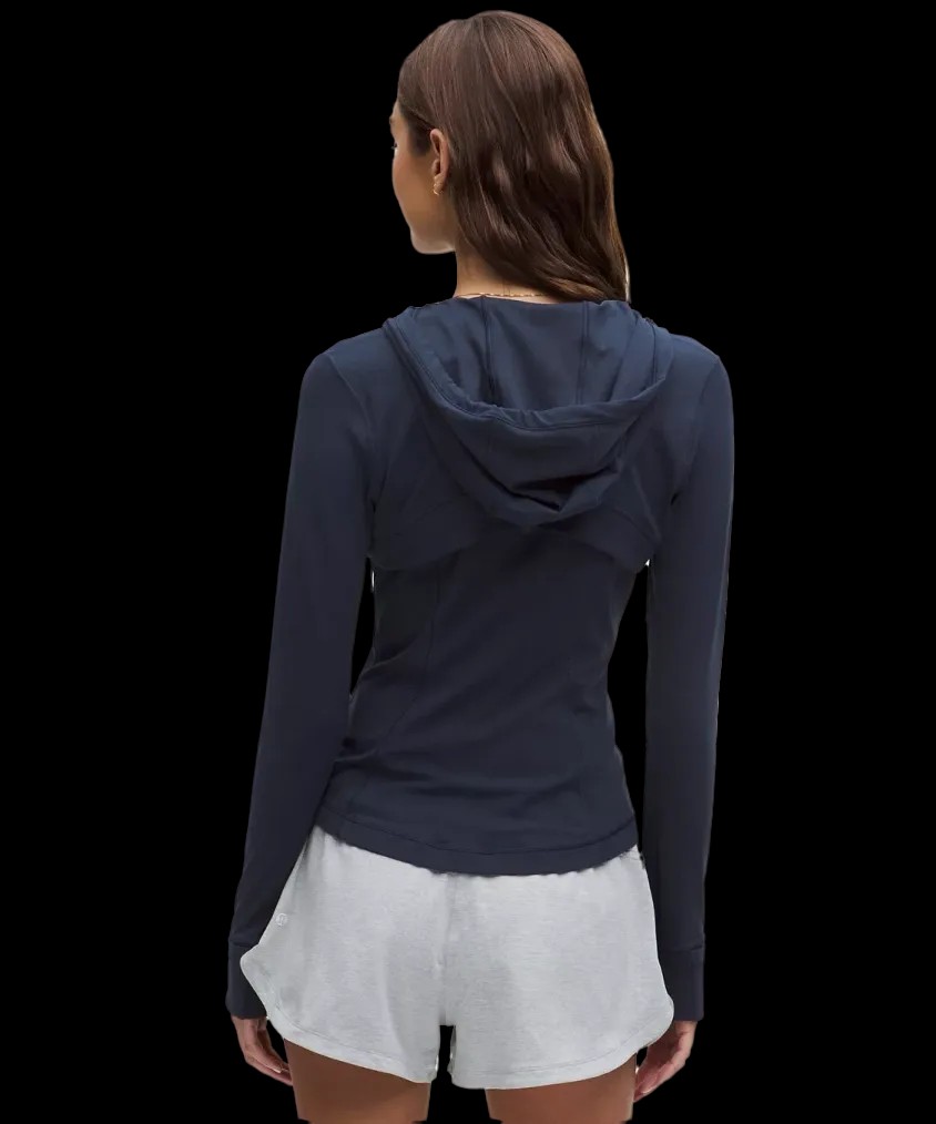 Lululemon Define Hooded Jacket Nulu True Navy/Mirror Silver - HypeFly India View 3