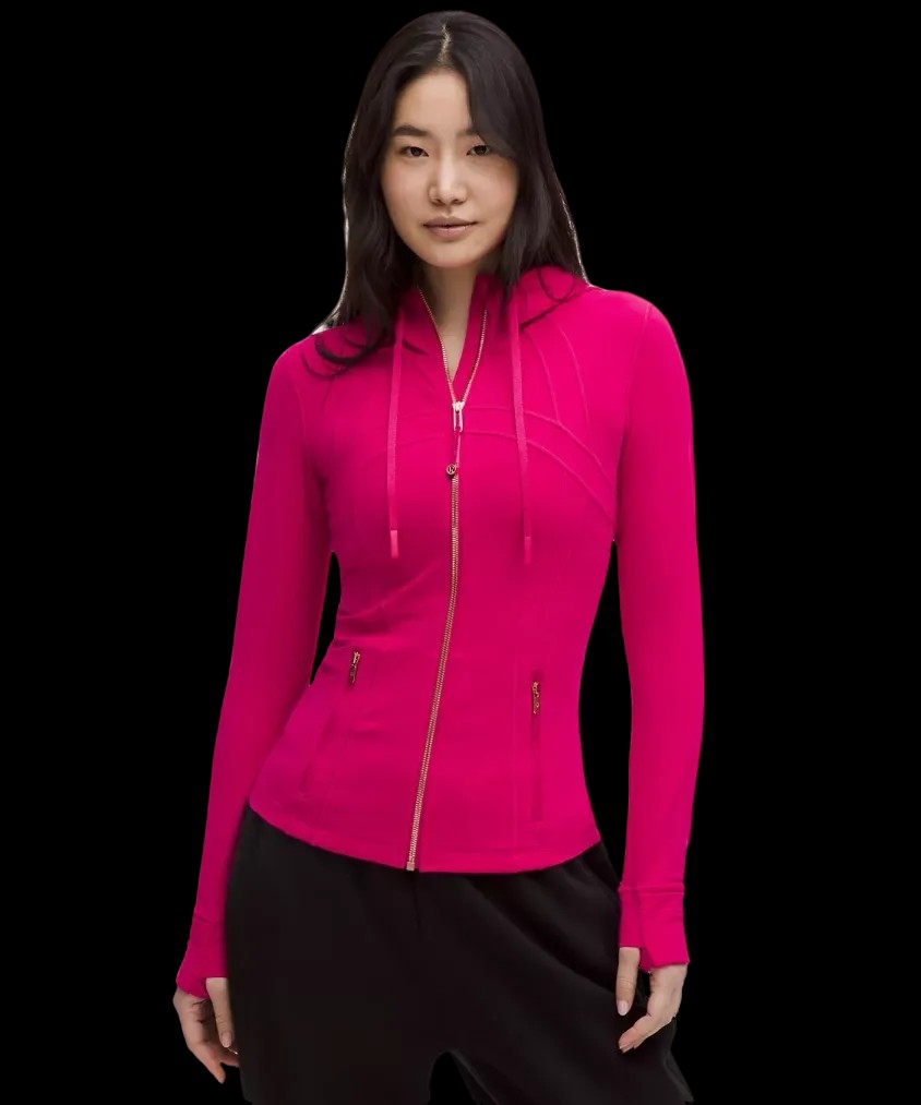Lululemon Define Hooded Jacket Nulu Passionate/Rose Gold - HypeFly India View 1