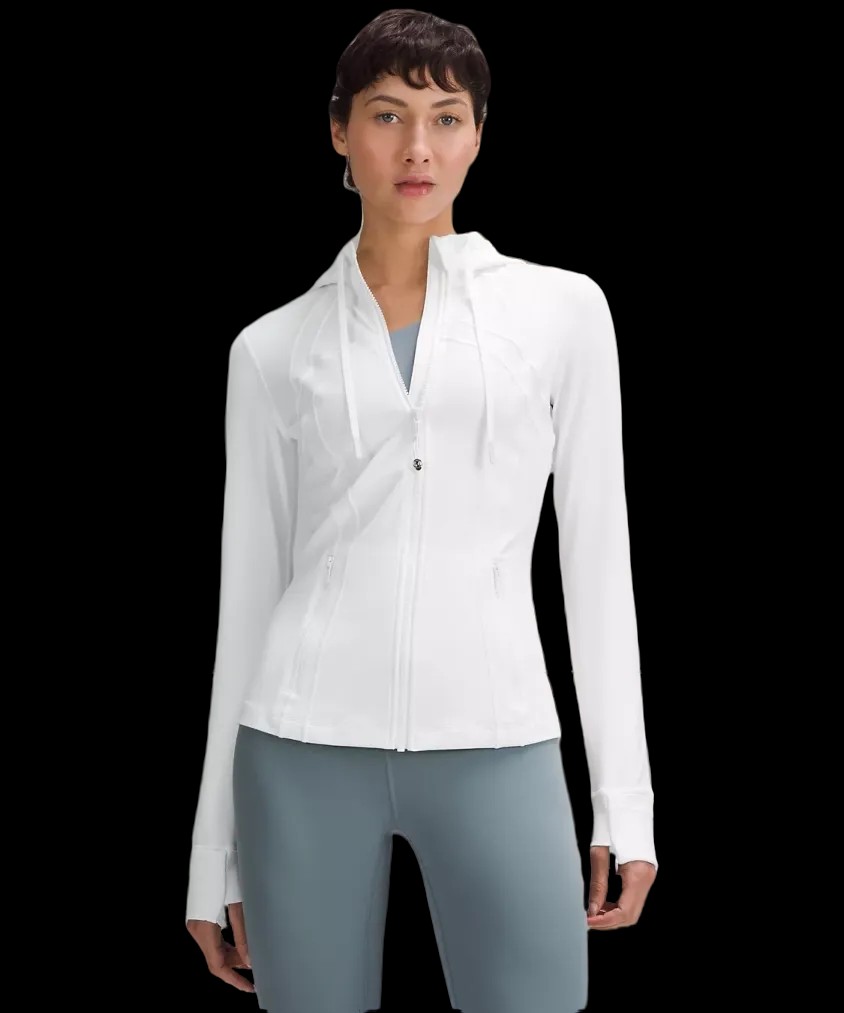 Lululemon Define Hooded Jacket Nulu White - HypeFly India View 1
