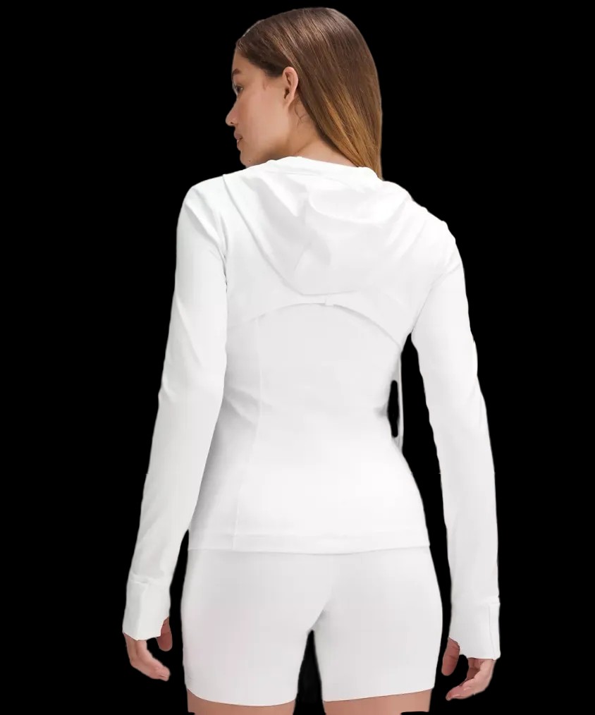 Lululemon Define Hooded Jacket Nulu White - HypeFly India View 3