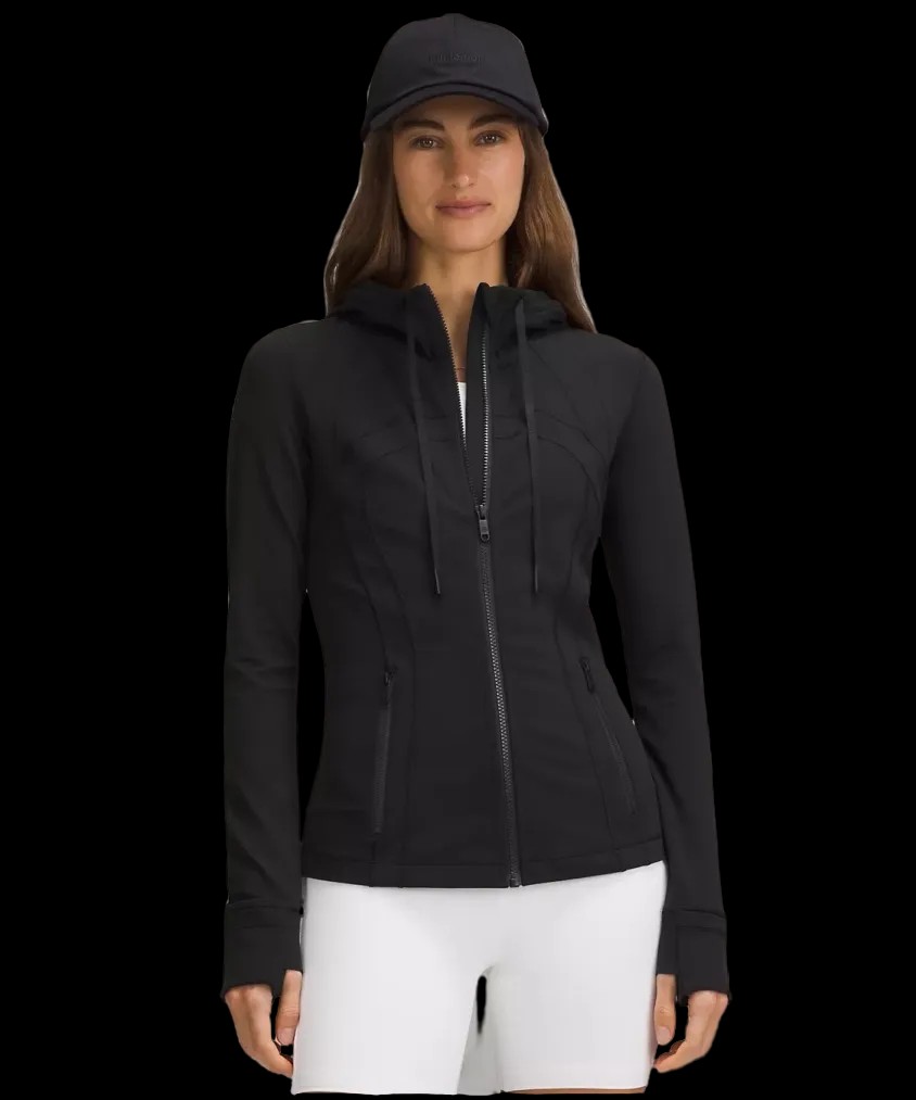 Lululemon Define Hooded Jacket Nulu Black - HypeFly India View 1