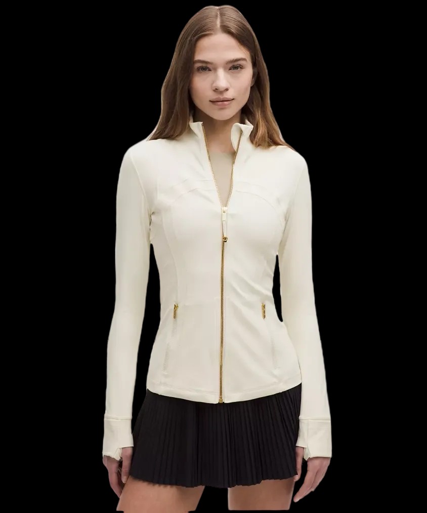 Lululemon Define Jacket Nulu Light Ivory/Gold - HypeFly India View 1