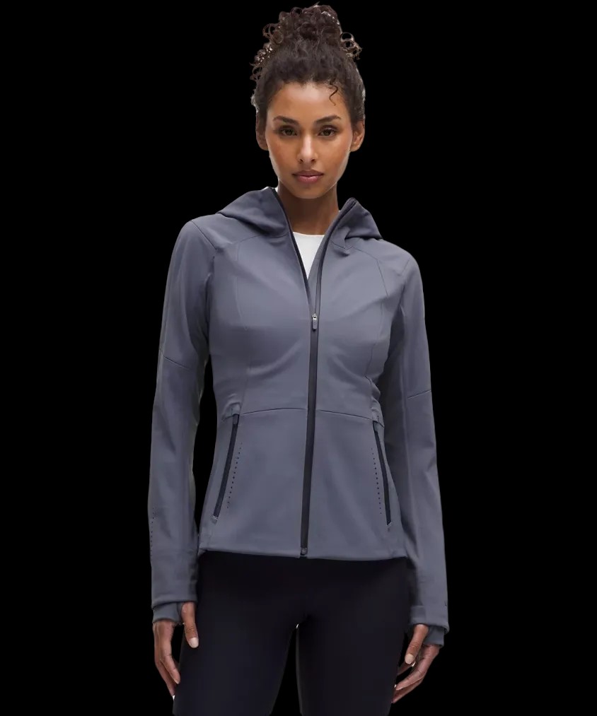 Lululemon Cross Chill Performance Jacket Solar Grey - HypeFly India View 1