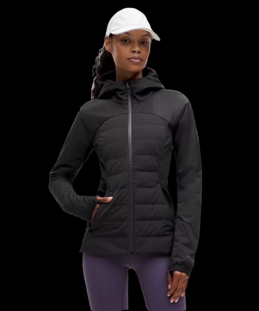 Lululemon Down for It All Jacket Black - HypeFly India View 1